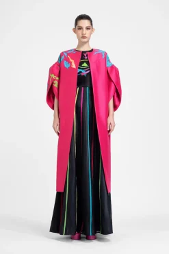 CULT MIA A PINK BUSH COAT