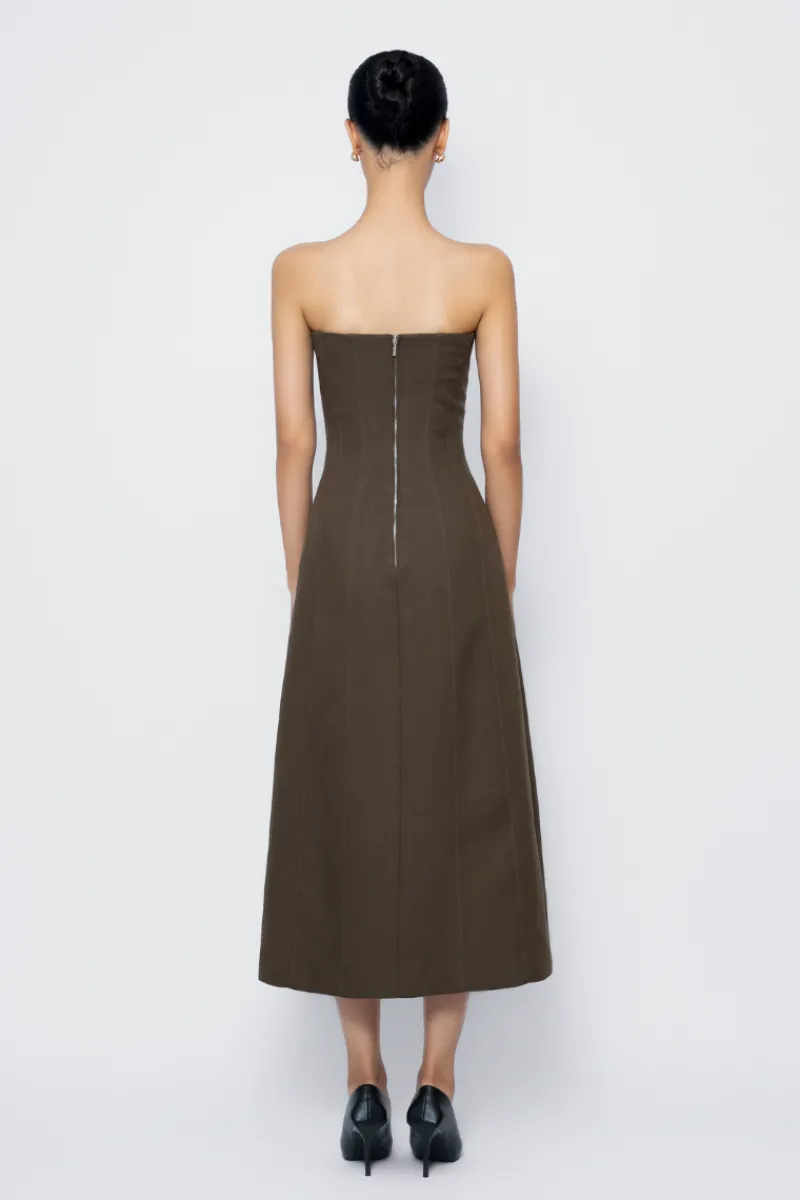 CULT MIA ABYSMAL CORSET DRESS IN GREEN