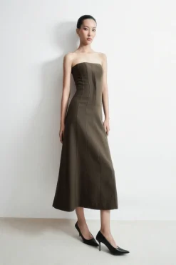 CULT MIA ABYSMAL CORSET DRESS IN GREEN