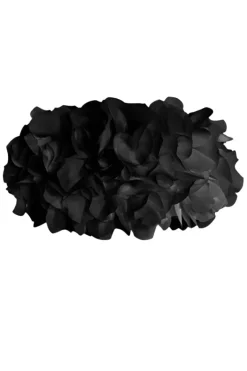 CULT MIA BRIELLE FLOWER TOP IN BLACK