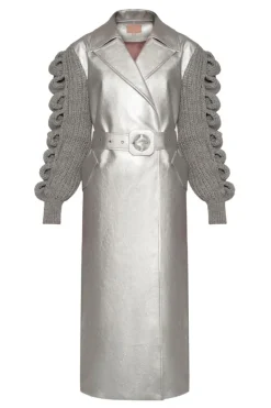 CULT MIA X LIYA DISCO TRENCH COAT