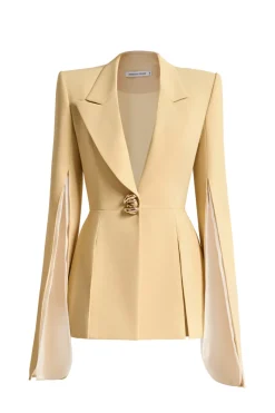 CULT MIA ESTEBAN A-LINE V-NECK BLAZER