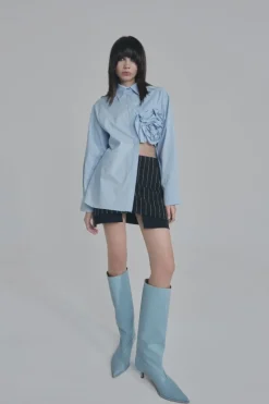 CULT MIA A-LINE SHIRT WITH FLOWER