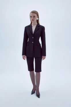CULT MIA MARYLEBONE FITTED JACKET IN
