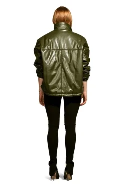 CULT MIA GREEN THE BILLY JACKET