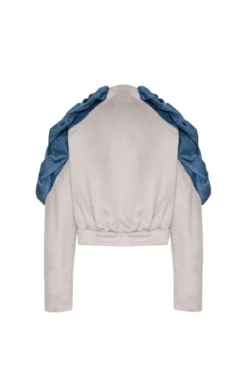 CULT MIA ORITZ BRAIDED BOMBER JACKET