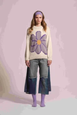 CULT MIA WILDFLOWER KNITTED SWEATER